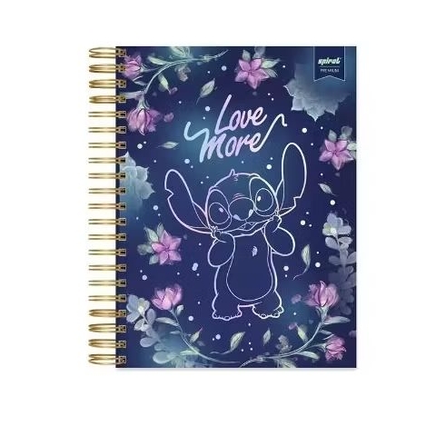 Caderno Universit Rio Capa Dura X Folhas Stitch Premium