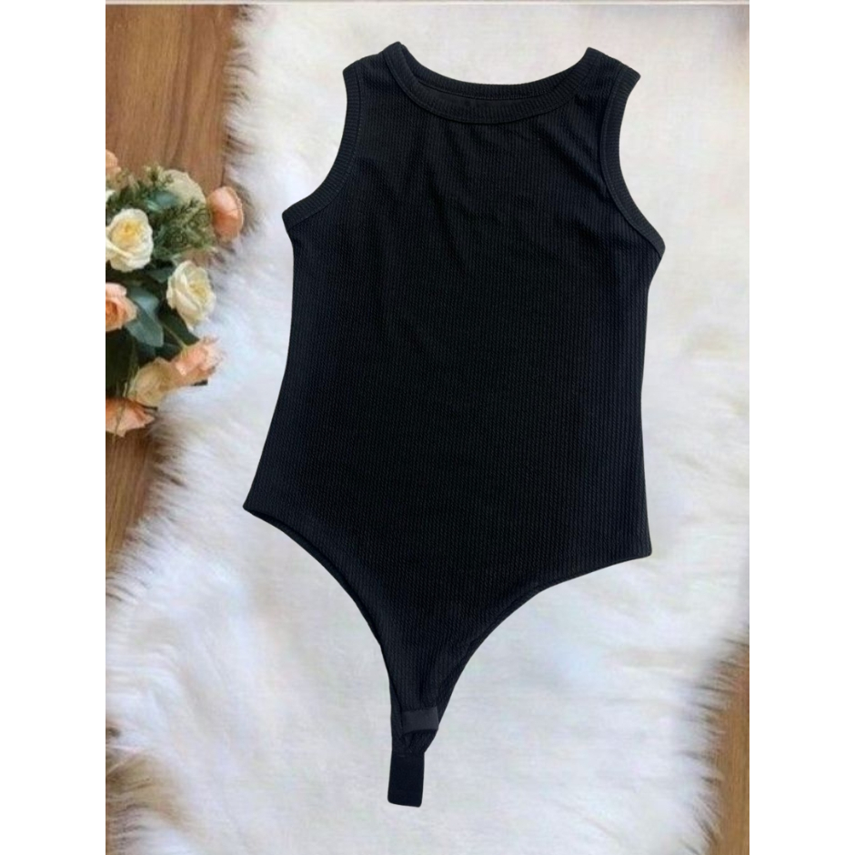 Body Regata Gola Redonda Anarruga Feminino Shopee Brasil