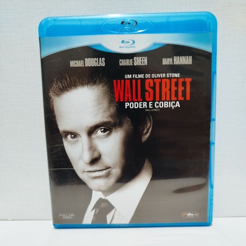 BLU RAY WALL STREET PODER E COBIÇA MICHAEL DOUGLAS CHARLIE SHEEN