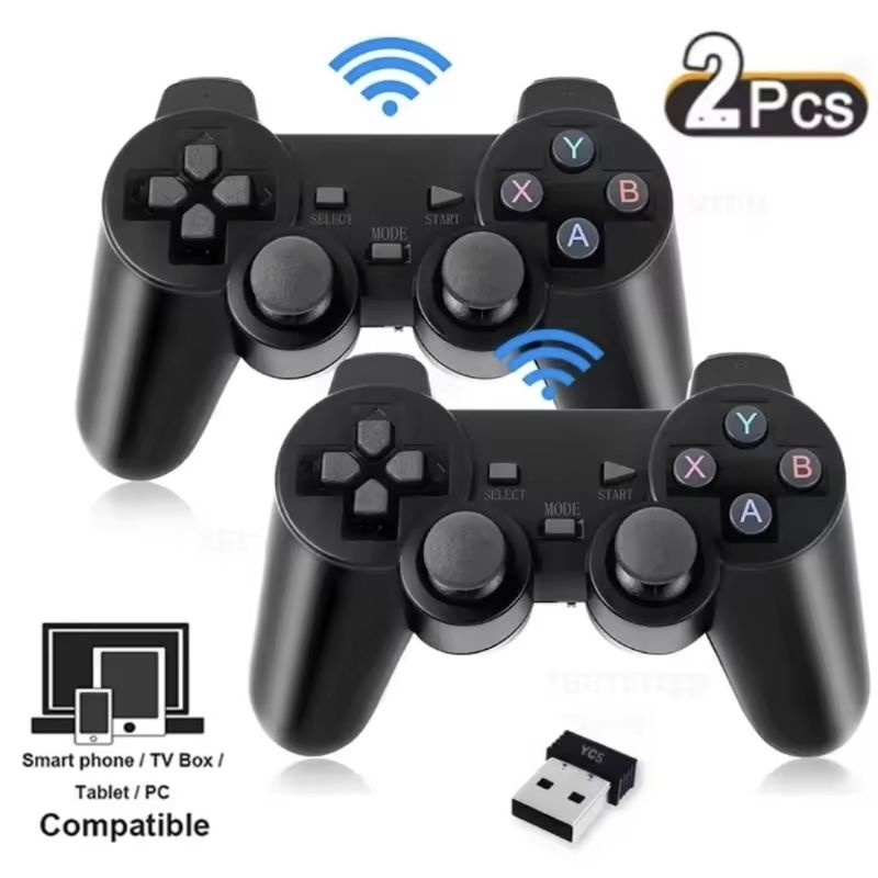 Controle Gamepad Sem Fio Para PC E Controlador De Jogo Joystick USB