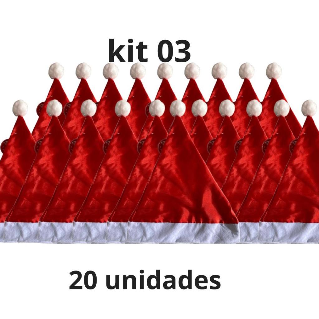 Gorro Touca De Papai Noel Em Cetim Linha Luxo Natal Shopee Brasil