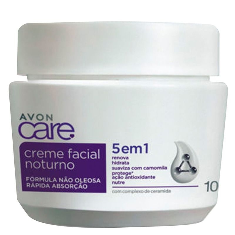 Creme Hidratante Facial Noturno Avon Care Skin Care G R Pida