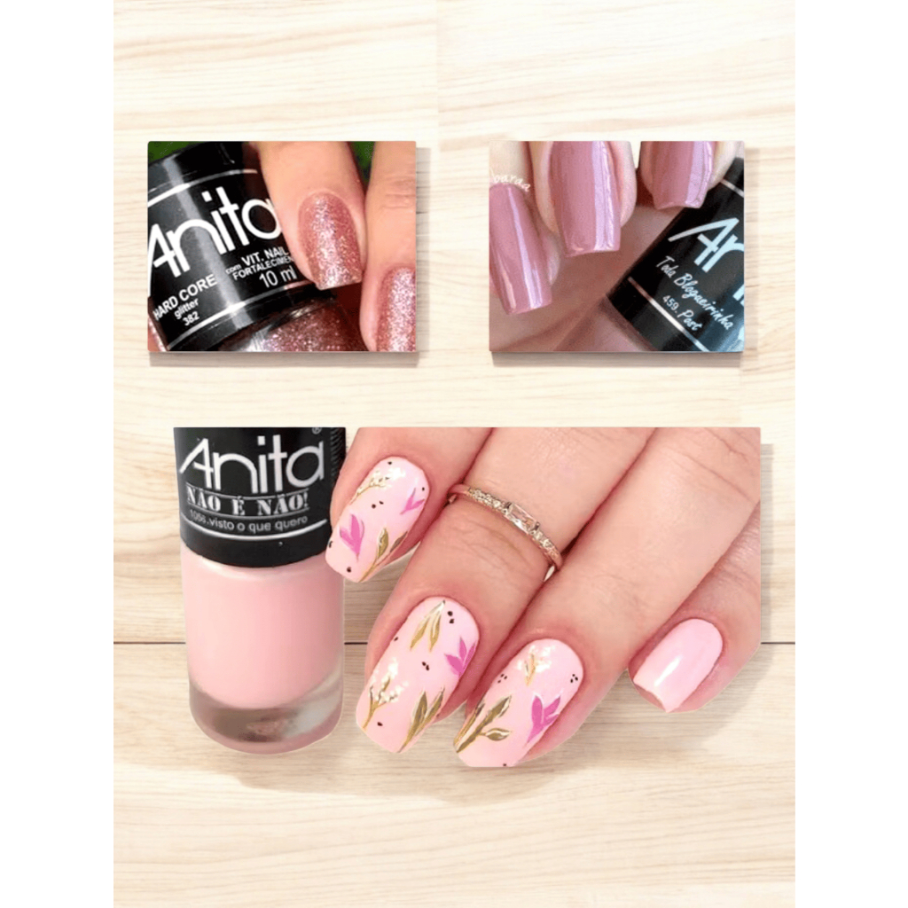 Coleção Vestida de Nude Anita 3 Esmaltes Shopee Brasil