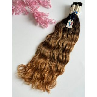 Cabelo Humano Morena Iluminada Ondulado Cm Cm Cm Naturalidade