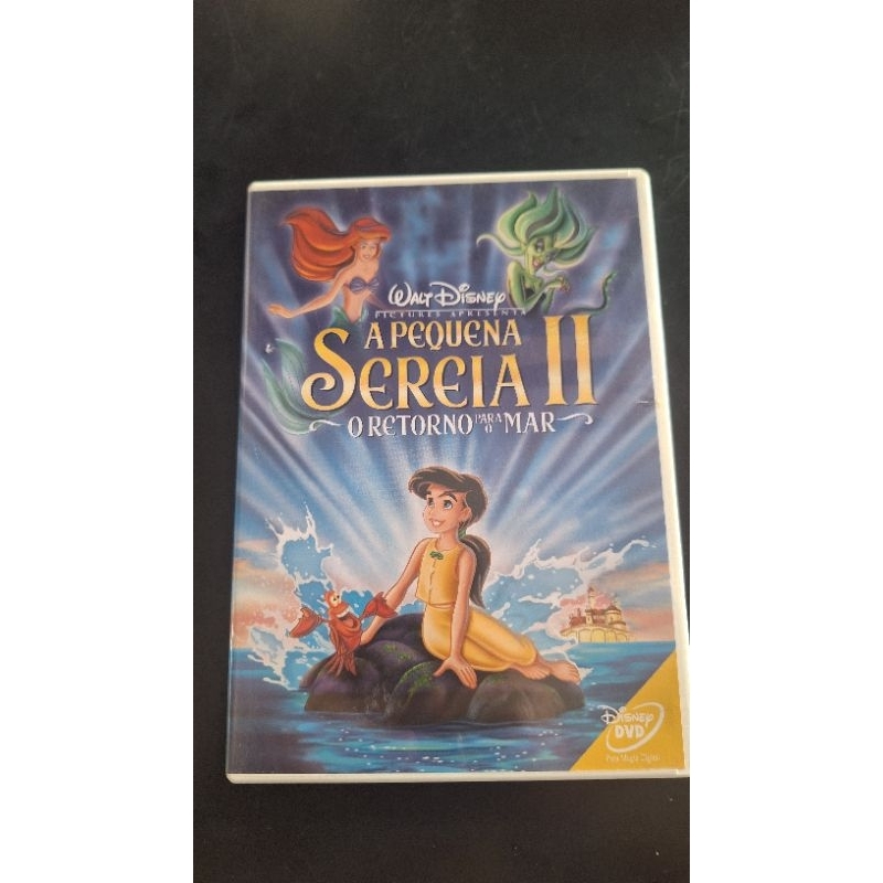 A Pequena Sereia O Retorno Para O Mar Dvd Shopee Brasil