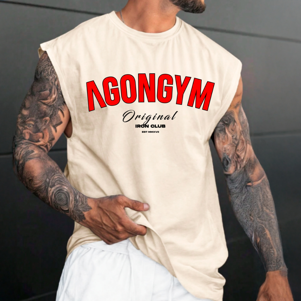 Camiseta Regata Oversized Maromba Academia Treino Angogym Street