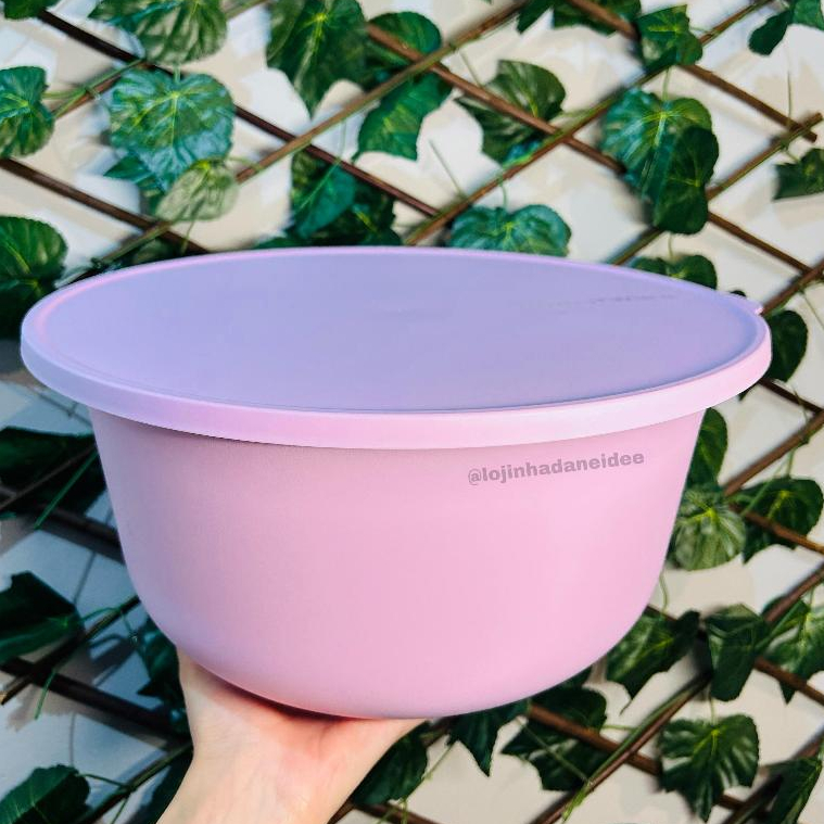 Tupperware Tigela Aloha 7 5 Litros Rosa Original Pote Cozinha