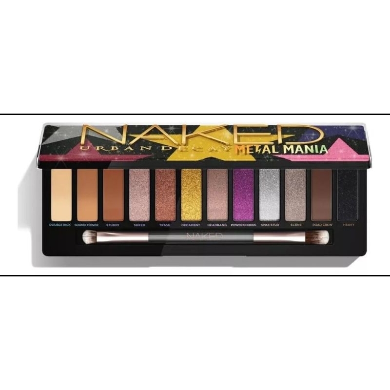 Paleta De Sombras Naked Urban Decay Metal Mania Shopee Brasil