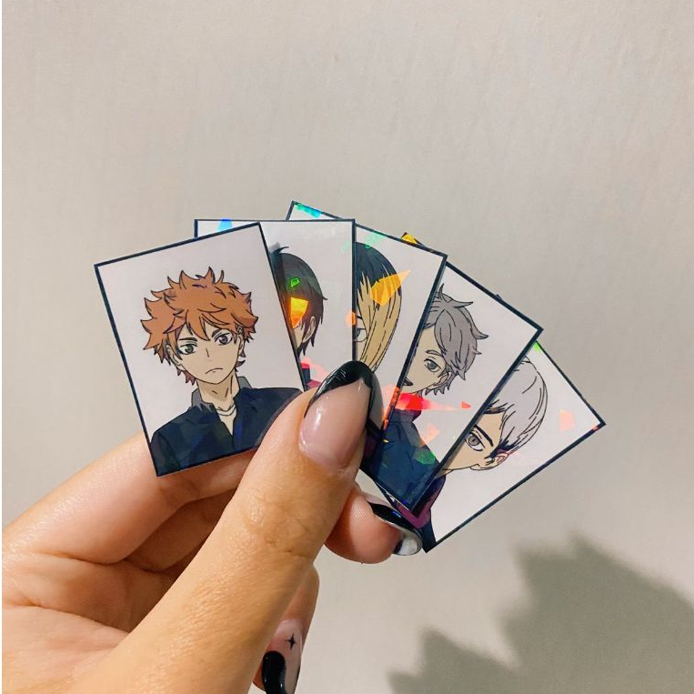 5 Adesivos 3x4 Haikyuu Anime A prova D água Shopee Brasil