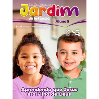 Revista Lições Bíblicas Jardim Infância Aluno 1 Tr 2025 Shopee Brasil