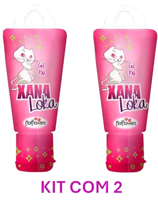 Kit Und Xana Loka Gel Lubrificante Intimo Excitante Feminino G