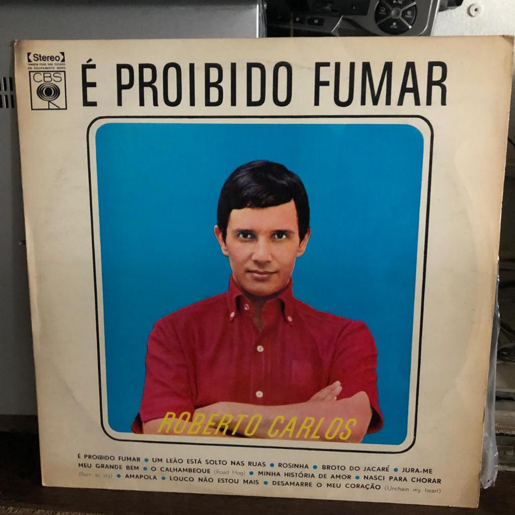 É Proibido Fumar Roberto Carlos W LP Shopee Brasil