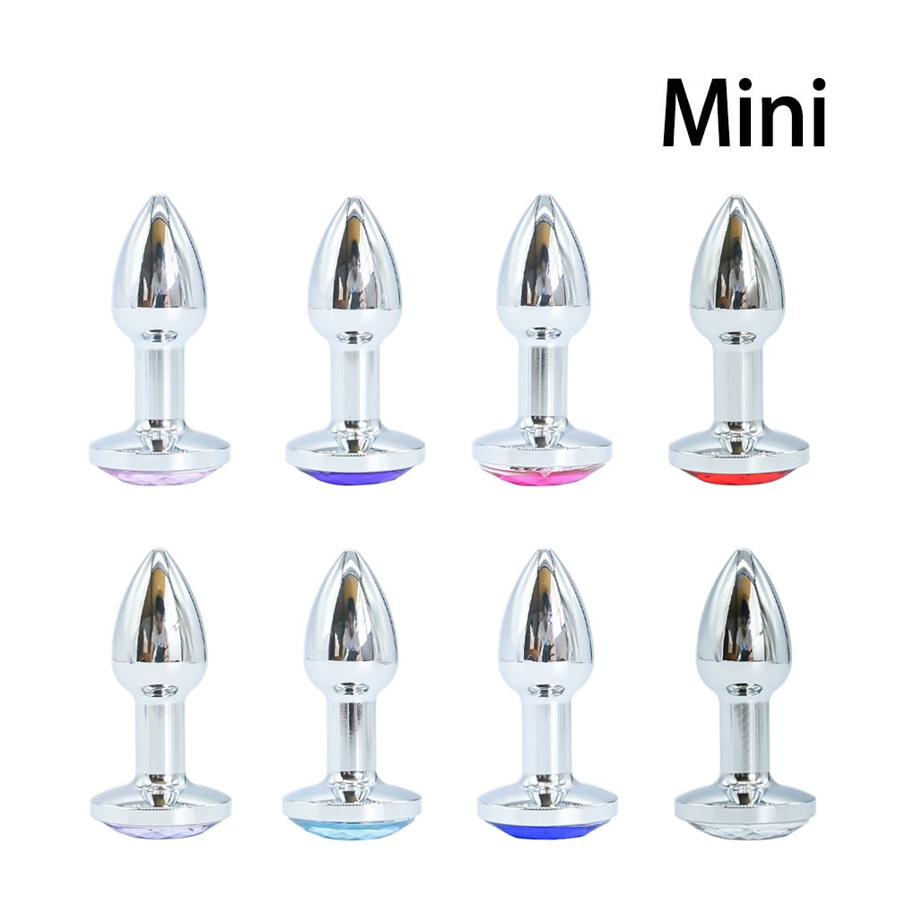 Mini Plug Anal De Luxo Pequeno Para Iniciantes Feito Em Alum Nio