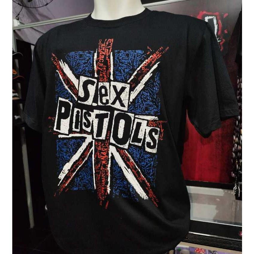 Camiseta Sex Pistols Bandeira Britânica Brutal Wear Shopee Brasil