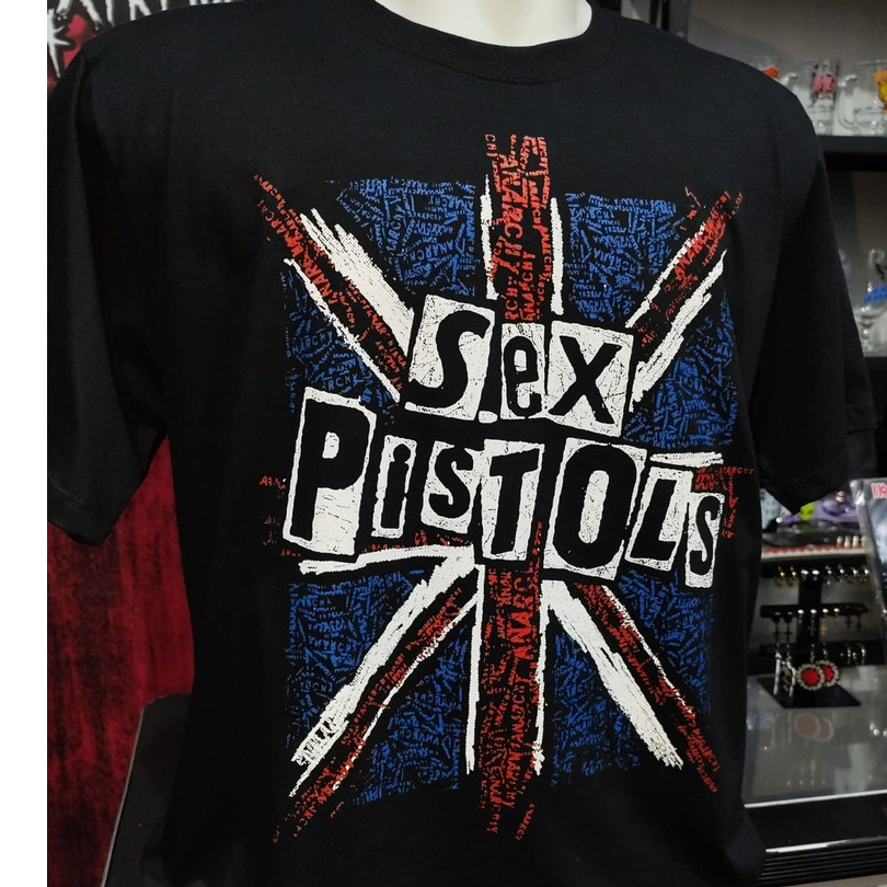 Camiseta Sex Pistols Bandeira Britânica Brutal Wear Shopee Brasil