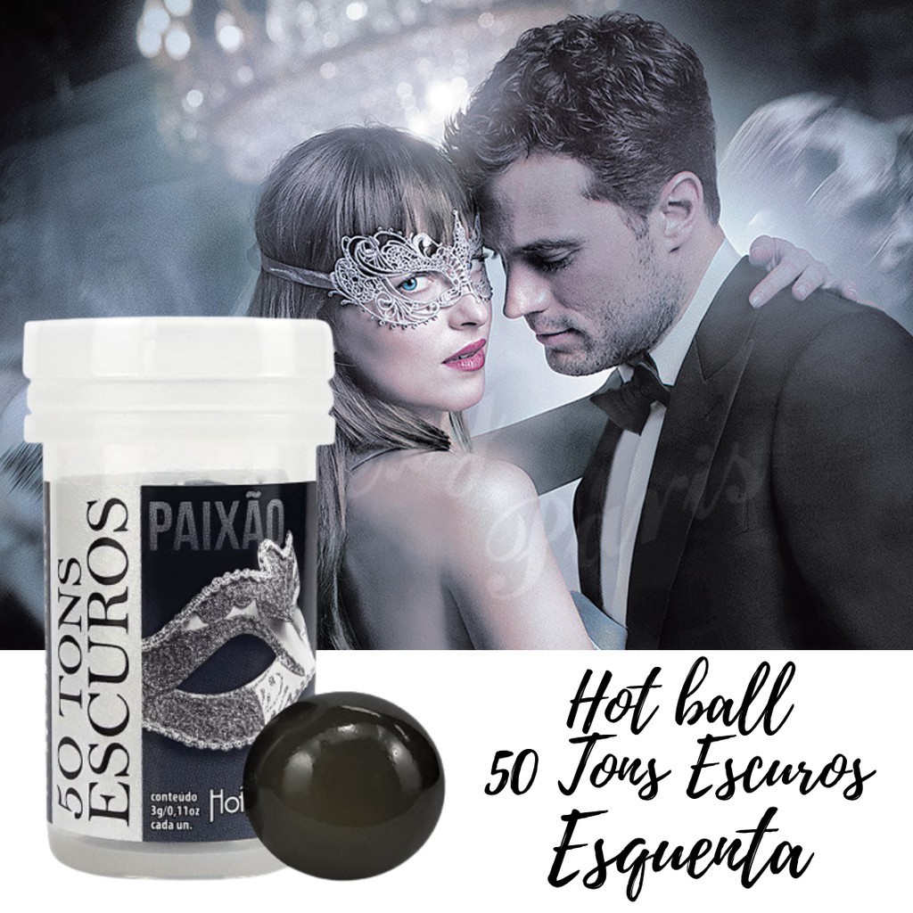 Bolinha Hot Ball Excitante 50 Tons Escuros Hot Flowers Shopee Brasil