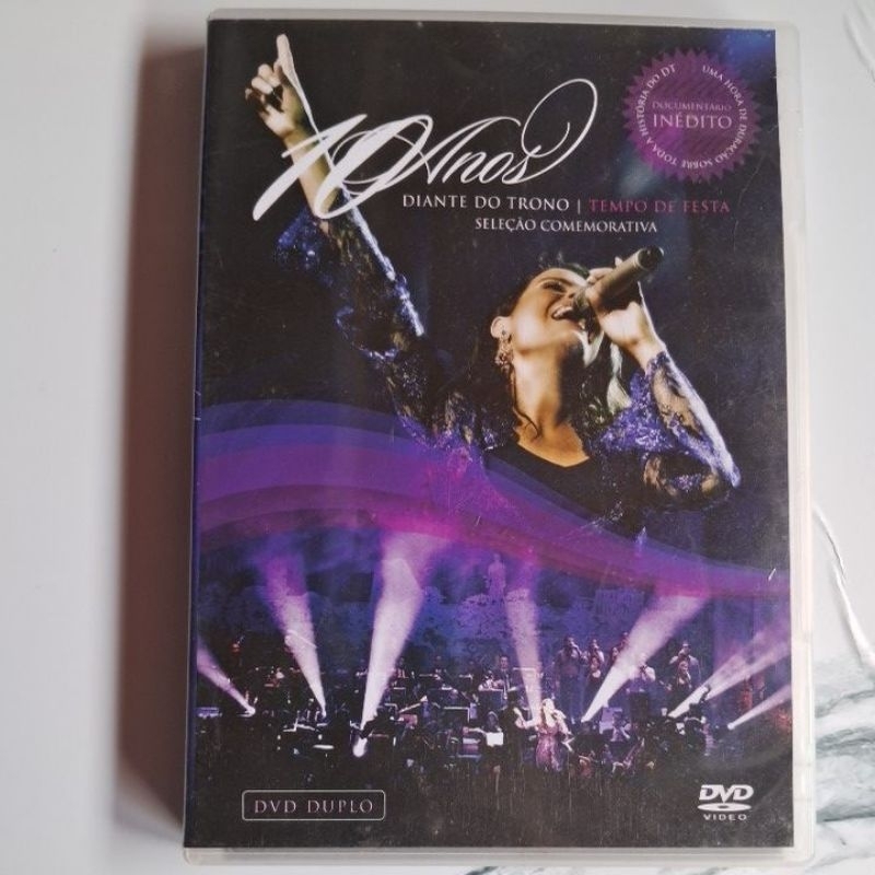 Dvd Duplo Diante Do Trono Tempo De Festa Sele O Comemorativa