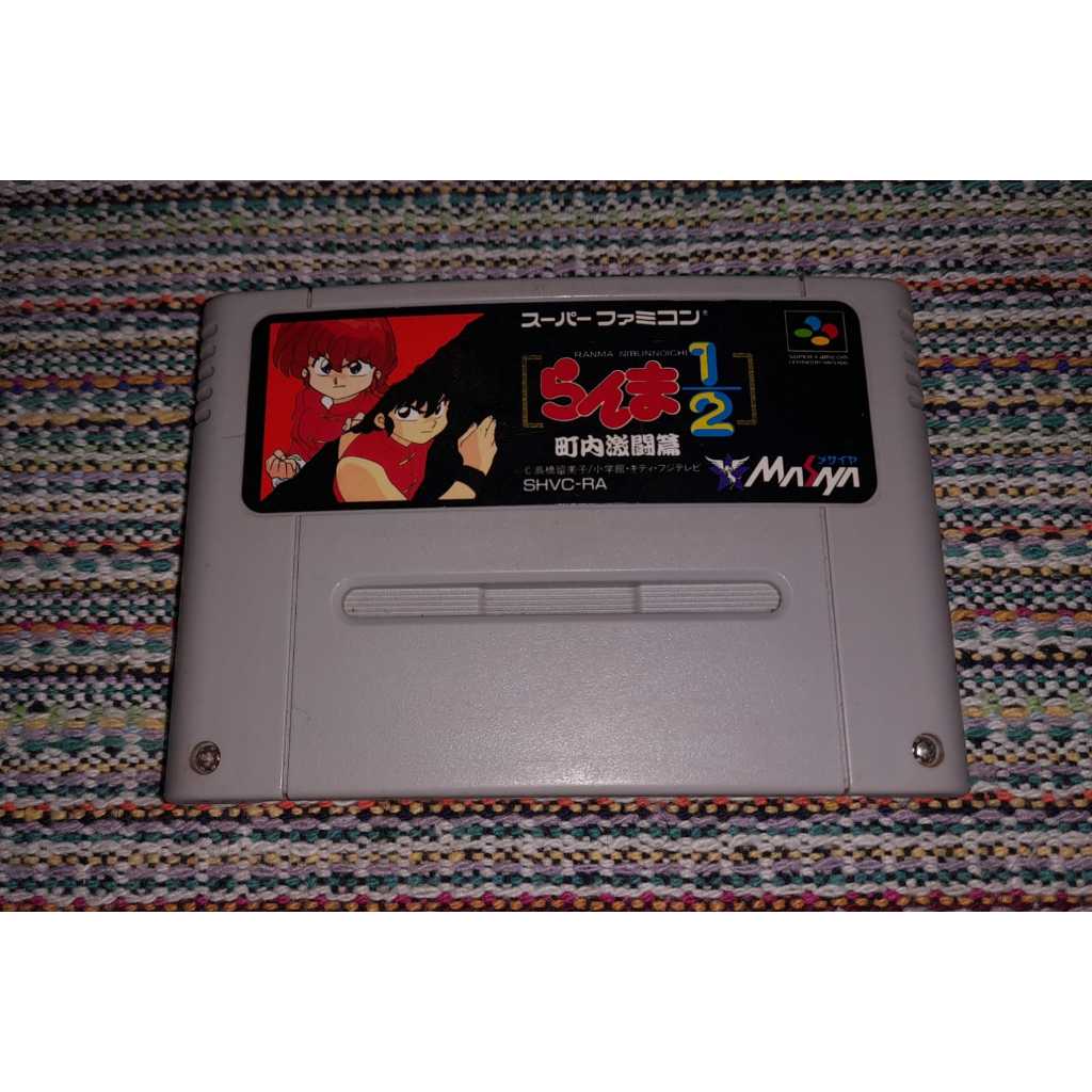 Cartucho Super Famicom Ranma Original Snes Super Nintendo Shopee Brasil