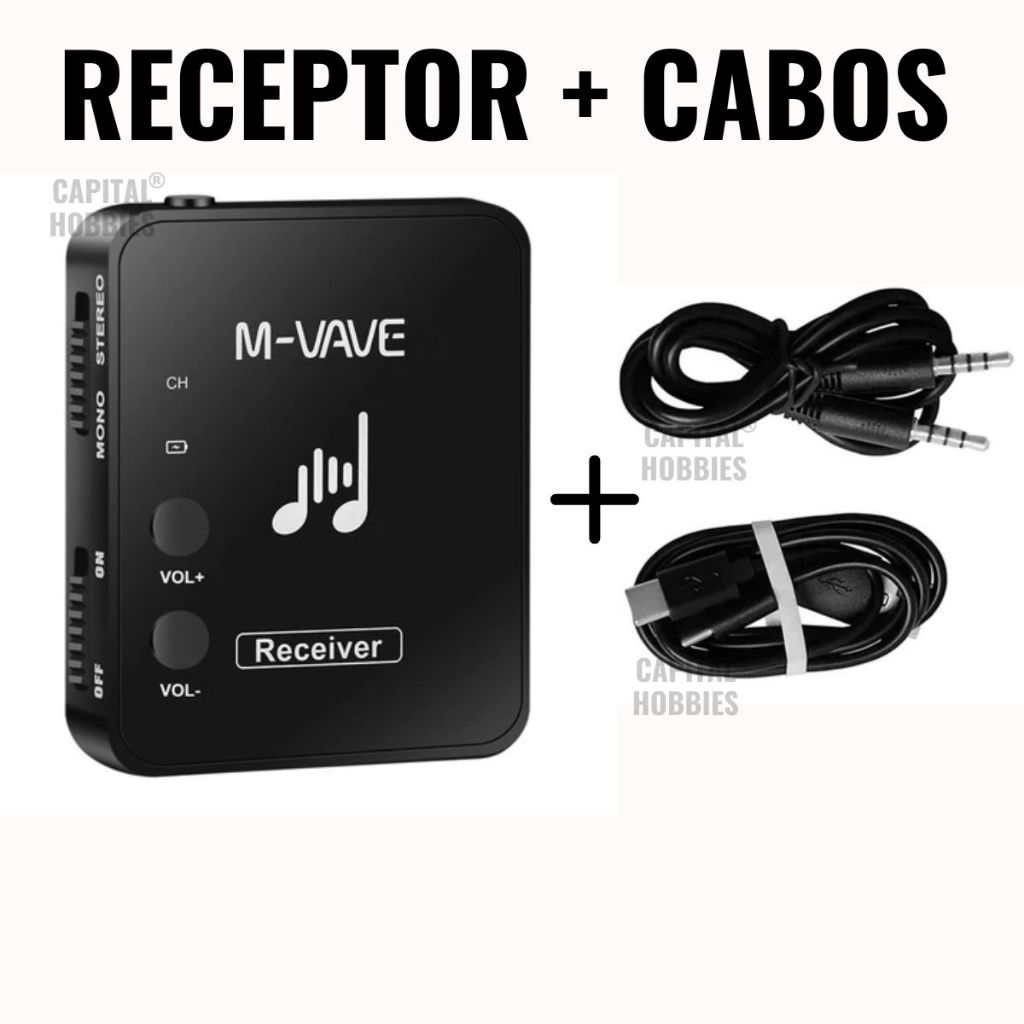 Receptor M Vave Wp Para Retorno De Palco Adicional Avulso Shopee