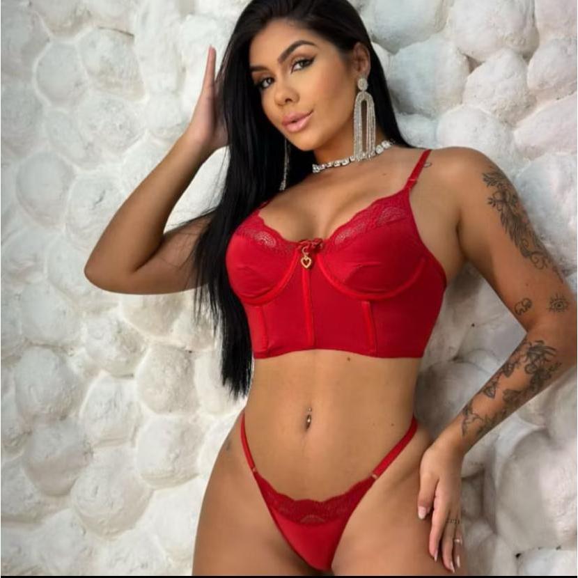 Conjunto Pingente Sexy Fantasia Regulagem Aro Sem Bojo Shopee Brasil