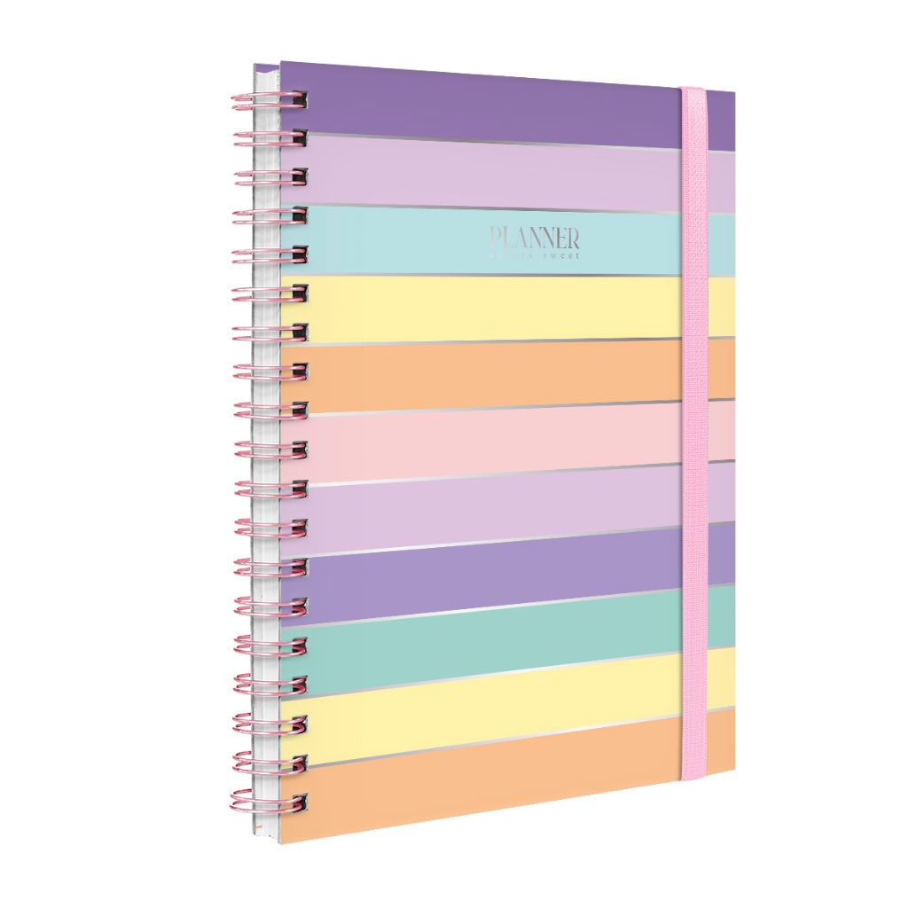 Planner Semanal Permanente Colors Sweet Listras Colors Shopee Brasil