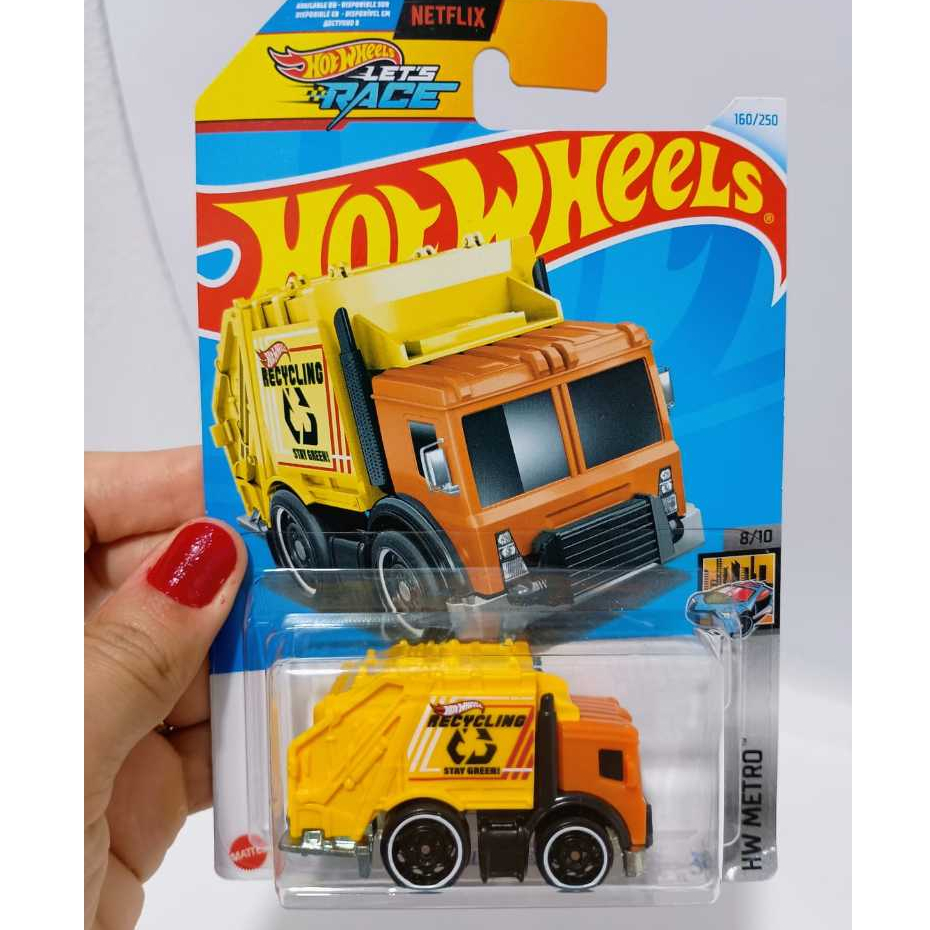 Hot Wheels Total Disposal HW METRO LET S RACE MATTEL Shopee Brasil