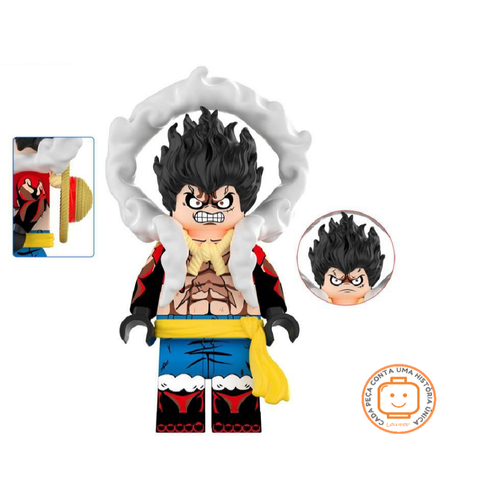 One Piece Monkey D Luffy Gear Live Action Colecion Veis Bonecos