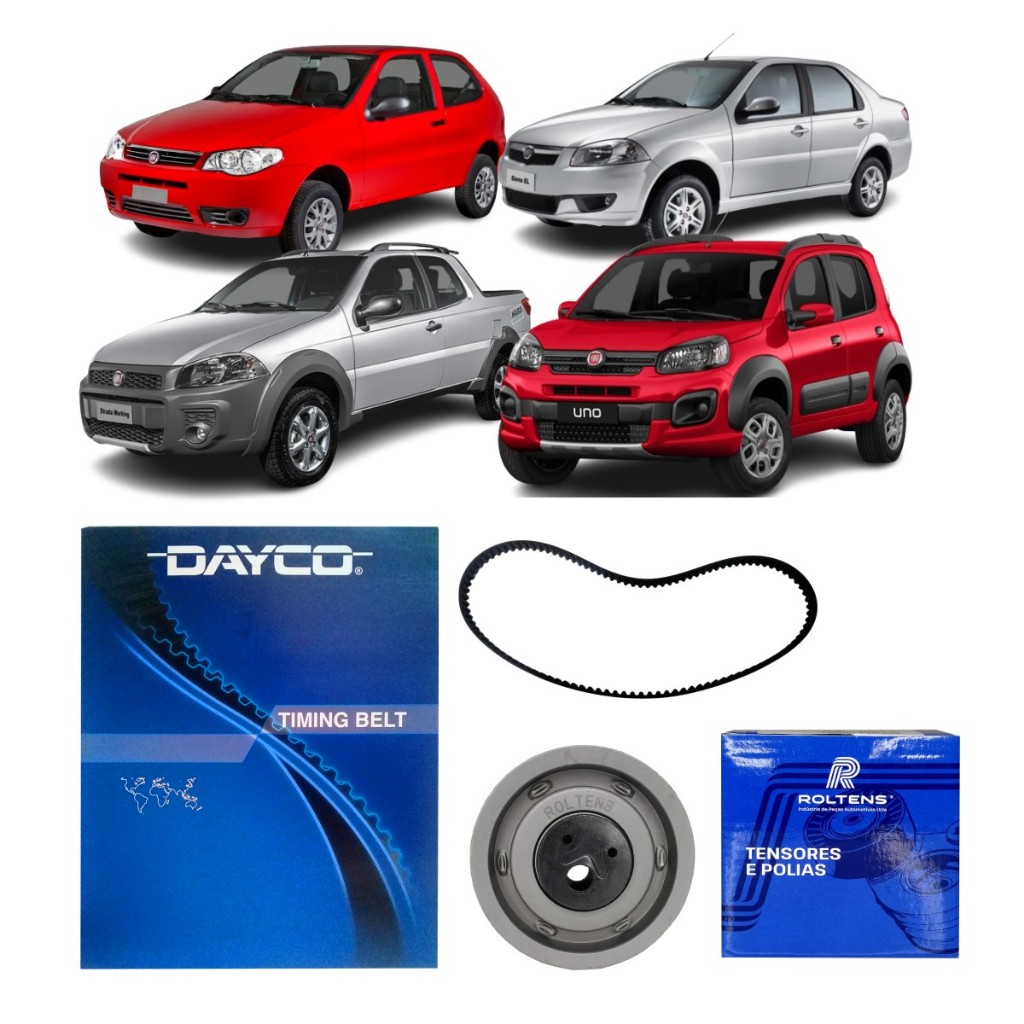 Kit Correia Dentada Dayco Tensor Roltens Doblo Fiorino Grand