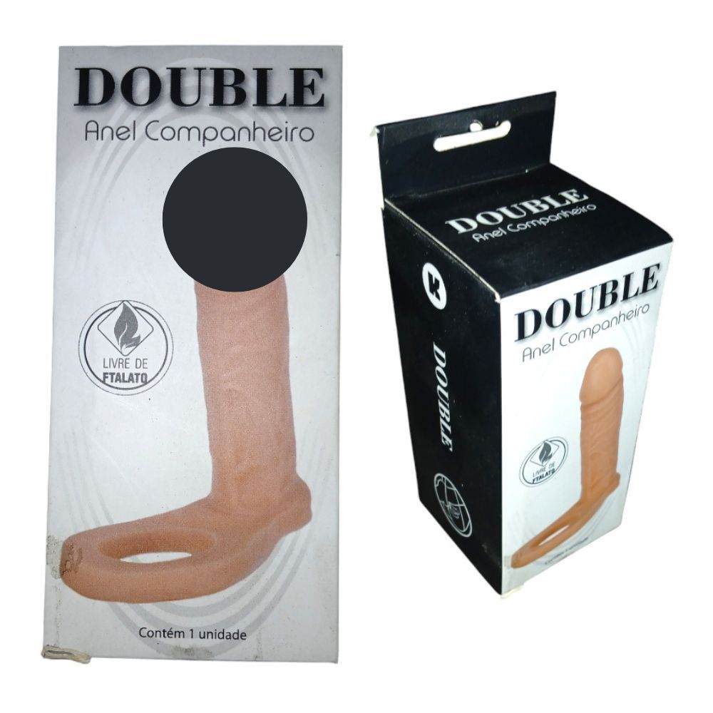 Anel Companheiro Silicone Macio X Cm Dp Dupla Penetra O Anal