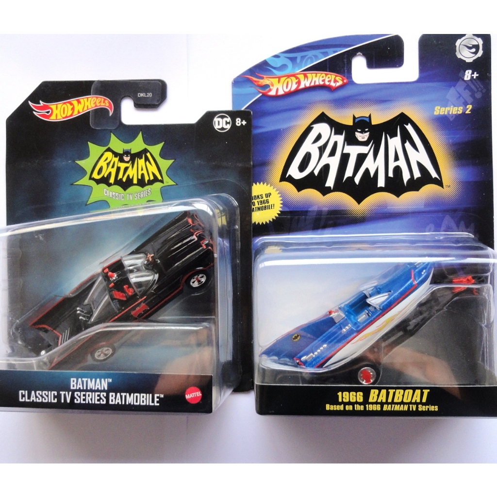 Hot Wheels Minis Batman Classic Tv Series Batboat Escala