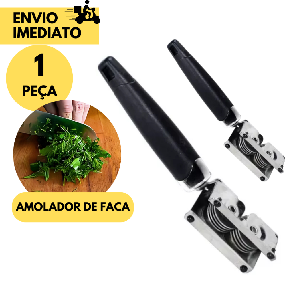 Afiador Amolador De Facas Em A O Inox Para Facas Cutelo Canivete