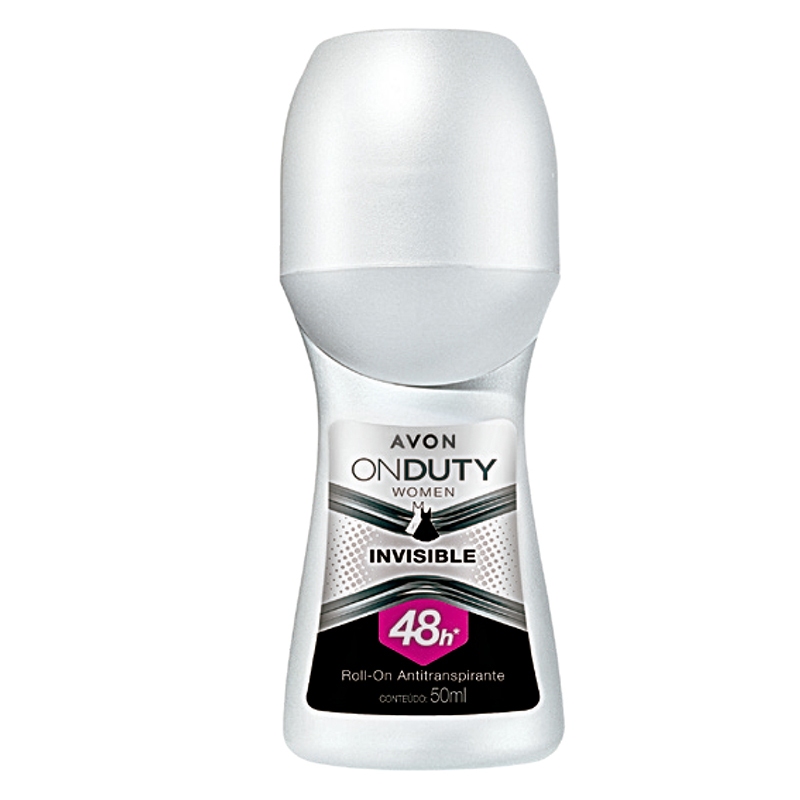 Desodorante Antitranspirante Roll On On Duty Feminino Invisible Avon