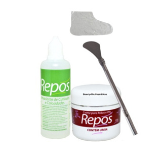 Kit Spa Dos P S Repos Amaciante Ml Espatula Creme Ureia