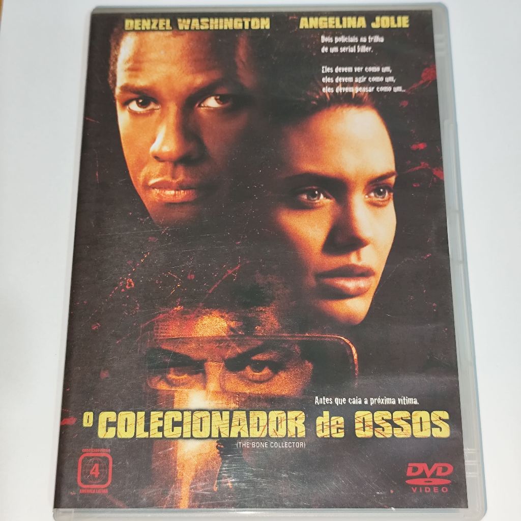 Dvd O Colecionador De Ossos Denzel Washington Dublado E Legendado