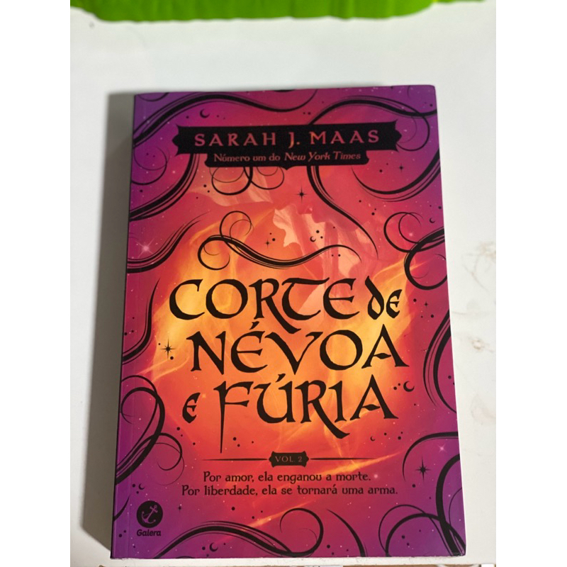 Corte de névoa e fúria Vol 2 Corte de espinhos e rosas Shopee Brasil