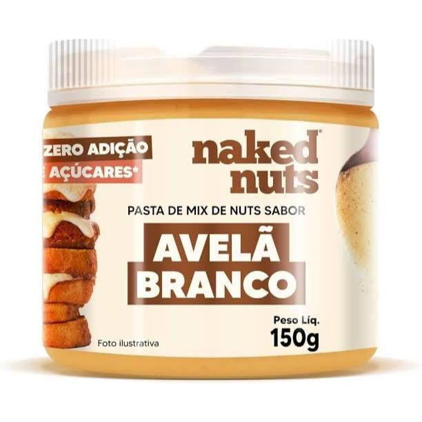 Pasta De Mix De Nuts Sabor Avelã Branco 150g Naked Nuts Shopee Brasil