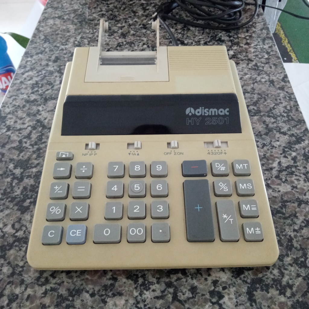 Antiga Calculadora Dismac Hy 2501 Leia Anuncio Shopee Brasil