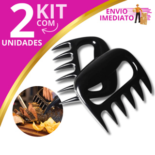 Kit Garras De Urso Para Cortar E Desfiar Carnes Churrasco Salada