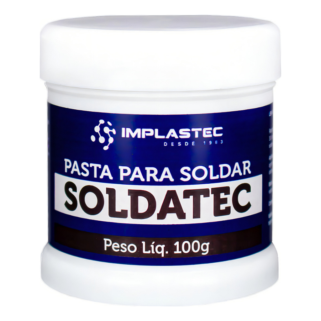 Pasta Para Soldar Implastec Soldatec Pote 100g Ou 50g Shopee Brasil