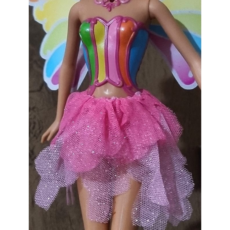 Saia Tule Artesanal Para Boneca Barbie Fairytopia Elina Mermaidia Fada