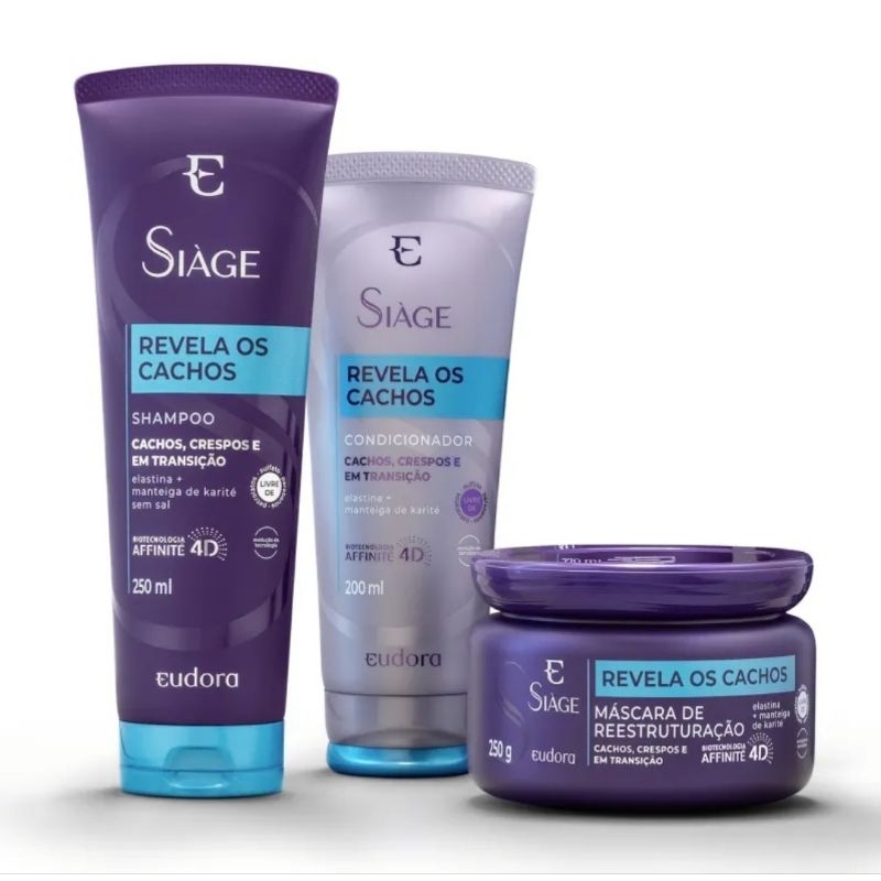 Combo Si Ge Revela Os Cachos Eudora Shampoo Ml Condicionador