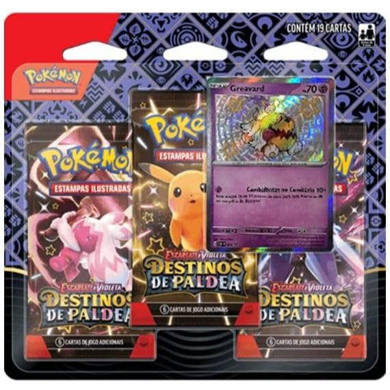 Blister Triplo Pokemon Escarlate E Violeta Destinos De Paldea Shopee