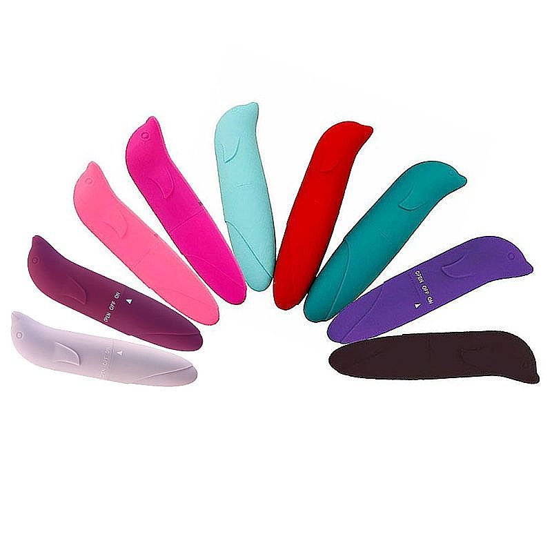 Vibrador Feminino Golfinho Ponto G Aveludado Toque Suave Sex Shop