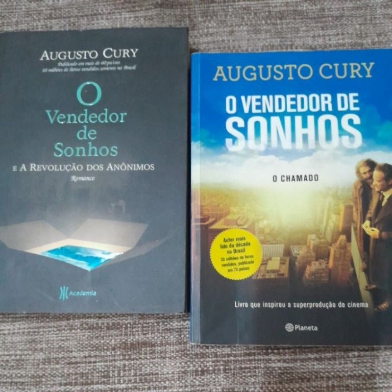 2 Livros O Vendedor De Sonhos Augusto Cury Shopee Brasil