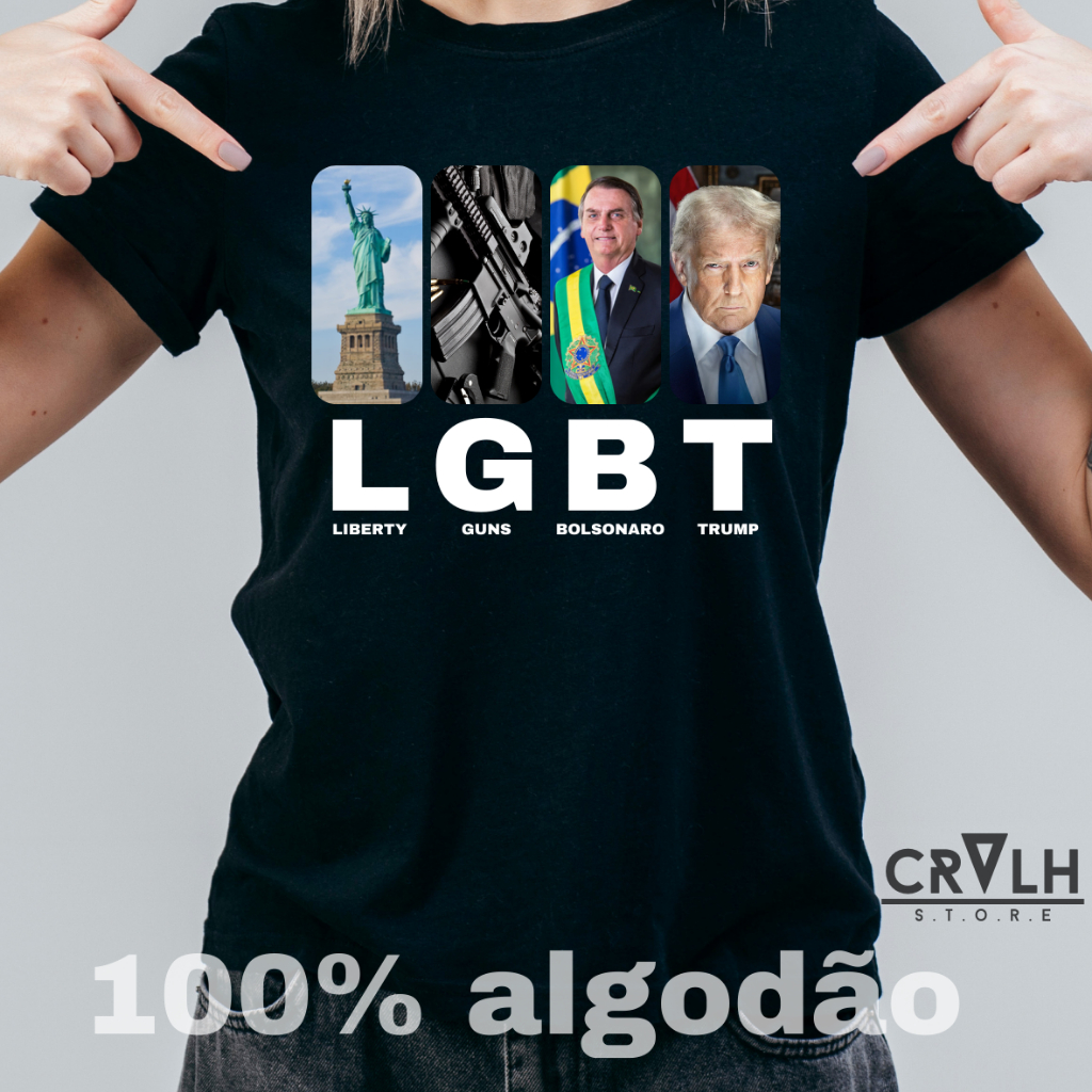 Camiseta Personalizada Bolsonaro E Trump Shopee Brasil