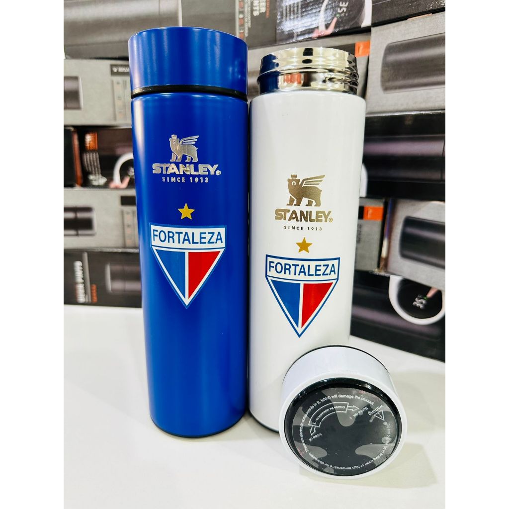 Garrafa Térmica Inox 500ml Personalizada Led Tymes De Futeboll