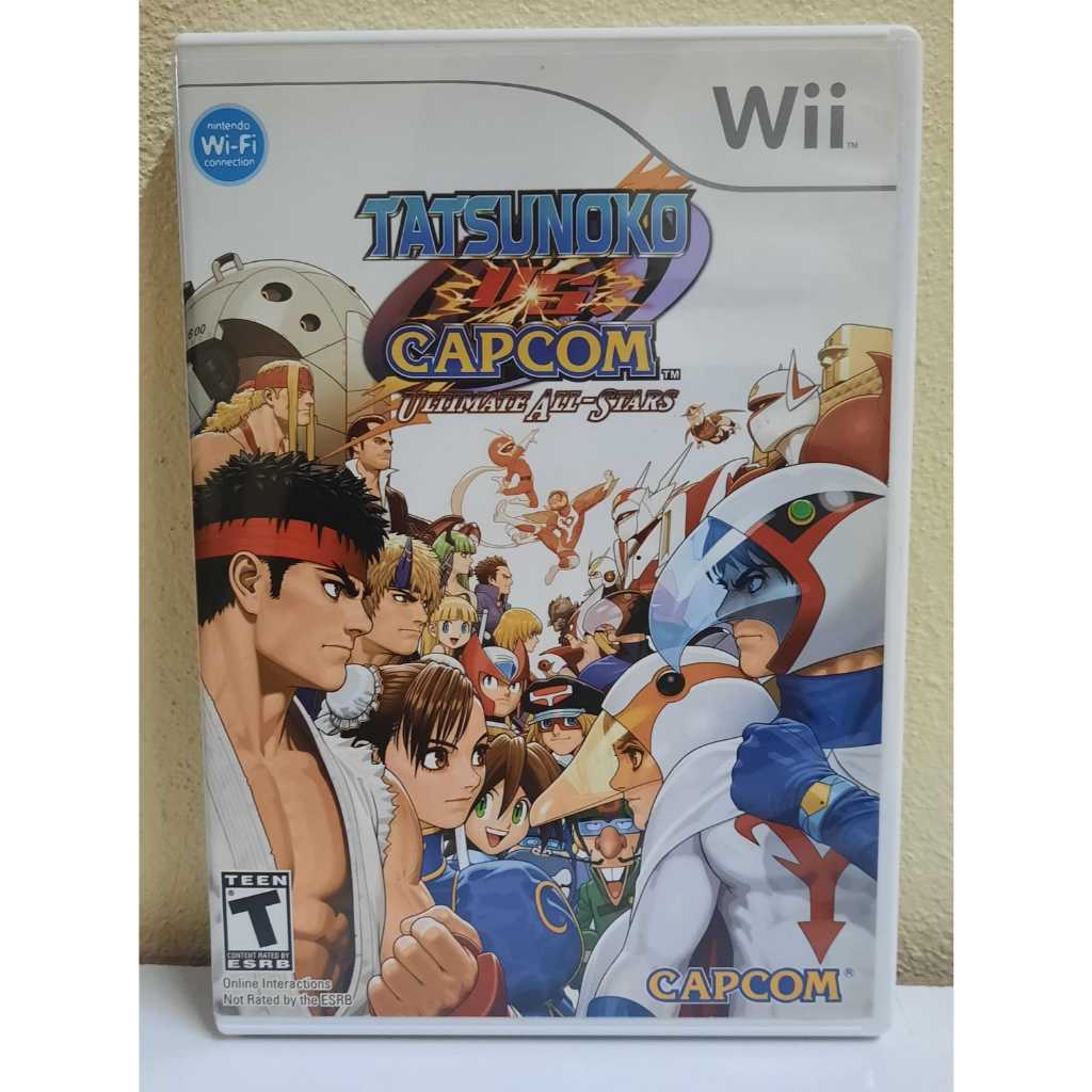 Tatsunoko Vs Capcom Ultimate All stars Wii Físico Shopee Brasil