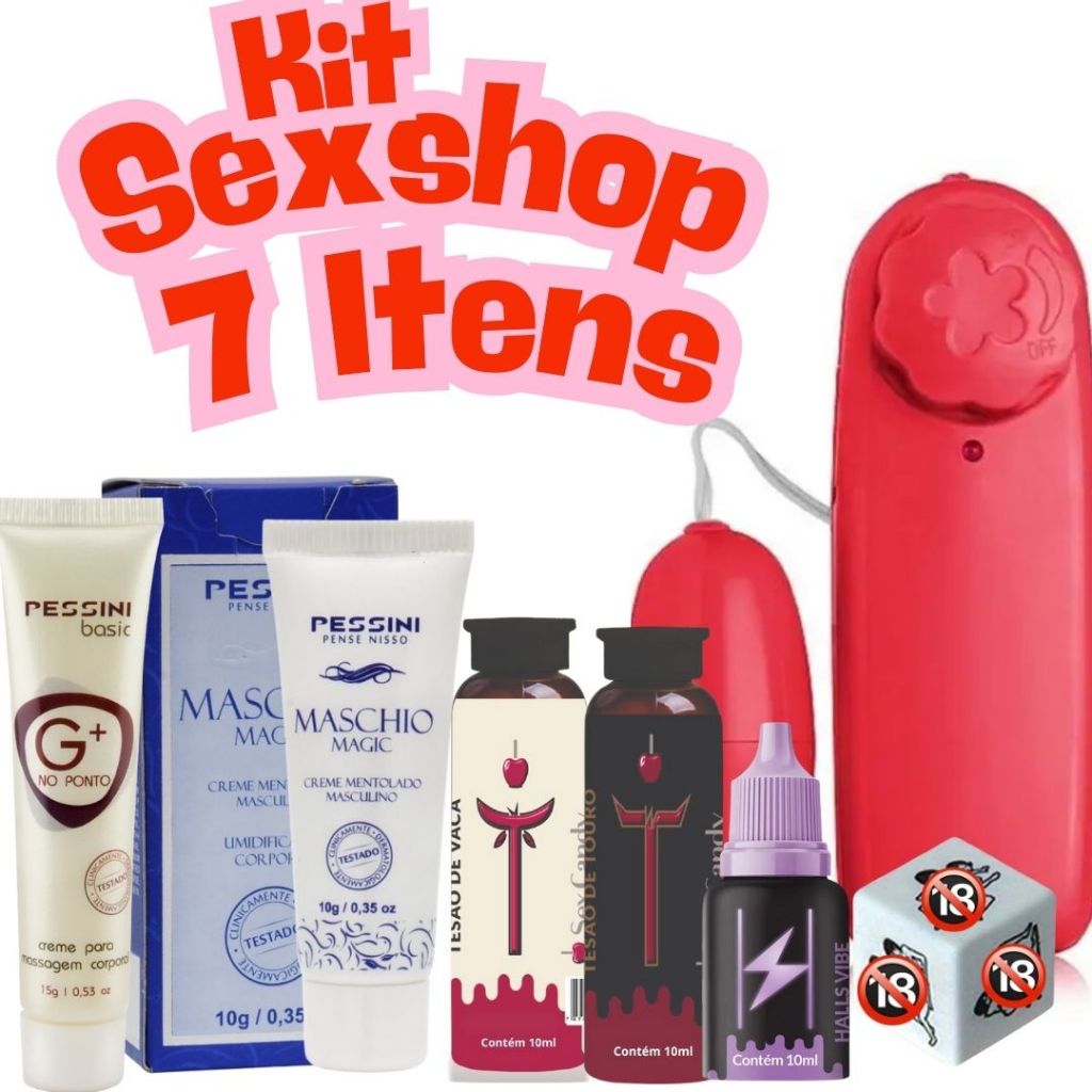 Kit Sex Shop Produtos Especiais Er Ticos Top Gel Sexy Lubrificante