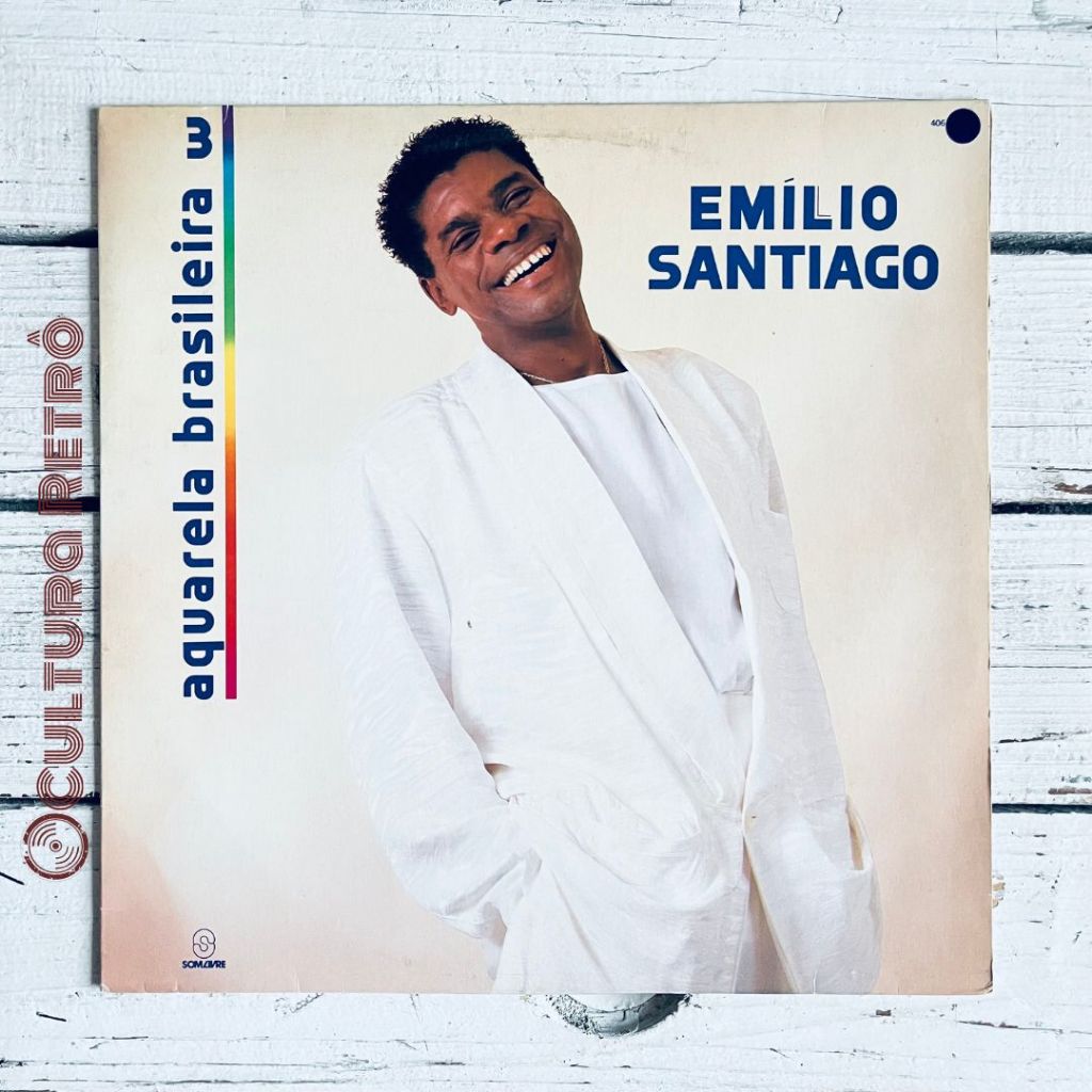 Lp Aquarela Brasileira Emilio Santiago Nov Ssimo Shopee Brasil