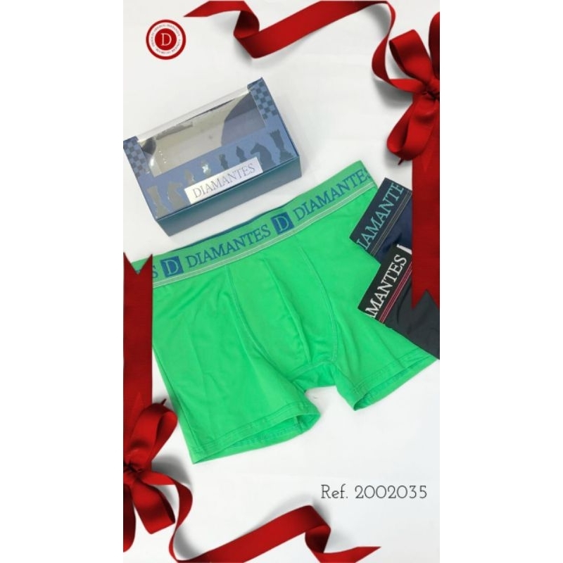 Kit Cuecas Boxer Adulto Diamantes Lingerie Tamanho G Shopee Brasil
